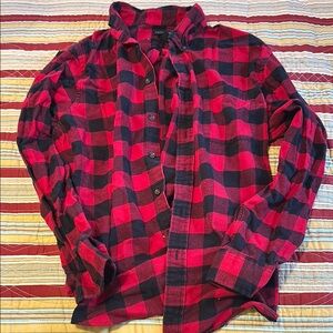 Lands’ End flannel shirt